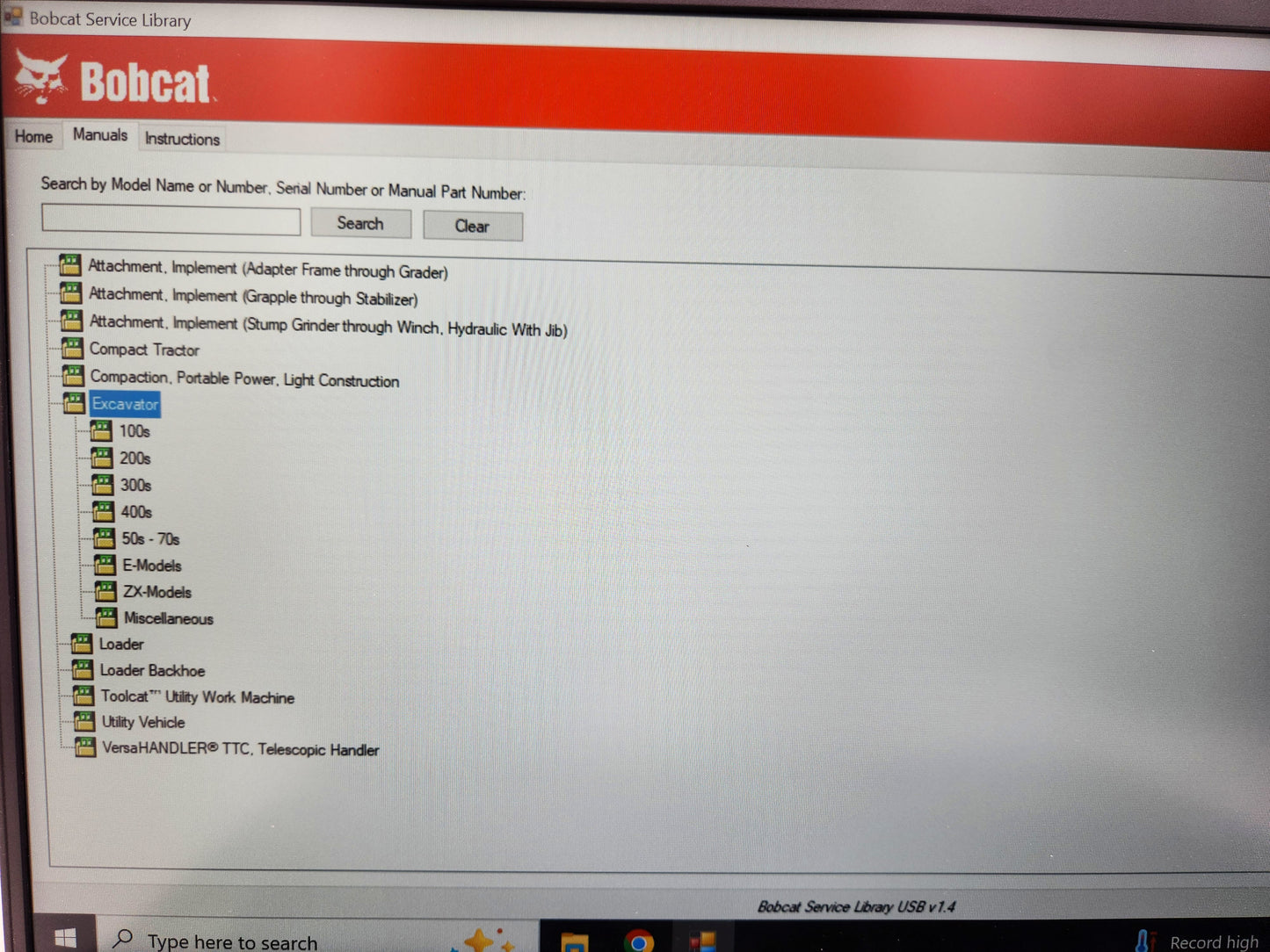 Bobcat Service Analyzer Advanced Troubleshooting System BATS Diagnostic Laptop
