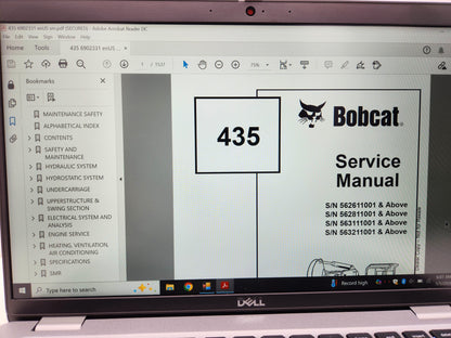 Bobcat Service Analyzer Advanced Troubleshooting System BATS Diagnostic Laptop