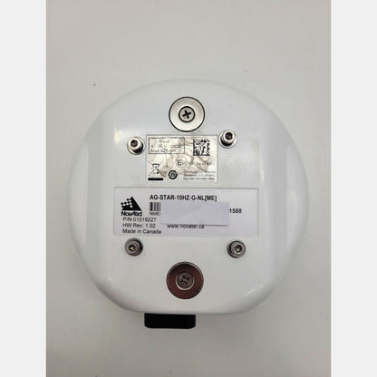 NovAtel Ag-Star-10Hz-G-NL-ME smart antenna label with part number 01019227.