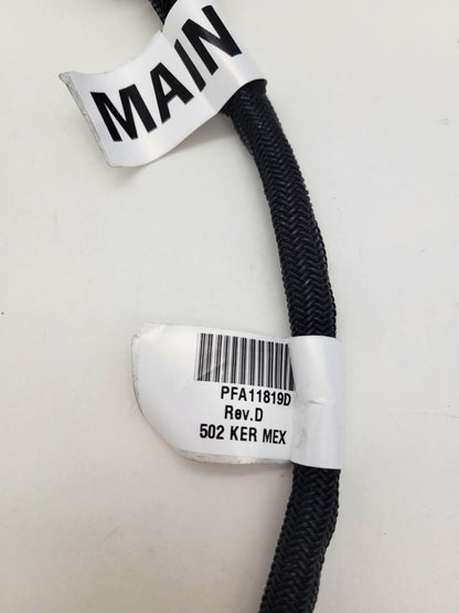 John Deere PFA11819 adapter cable with original part number tag and "KER MEX" label.