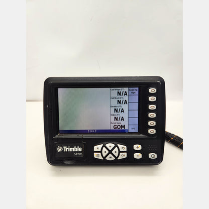 Trimble CB430 CAT CD700 Control Box front view powered on.