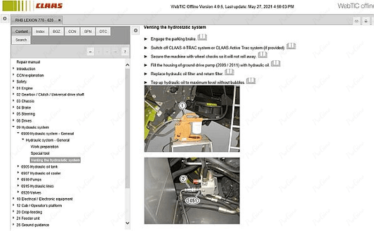 CLAAS WebTIC Offline 2021 En