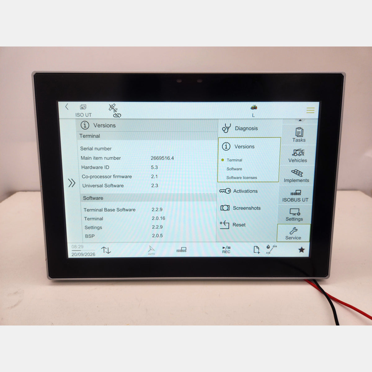 CLAAS CEMIS 1200 ISOBUS Display Terminal 2669516.4 GPS Guidance Monitor