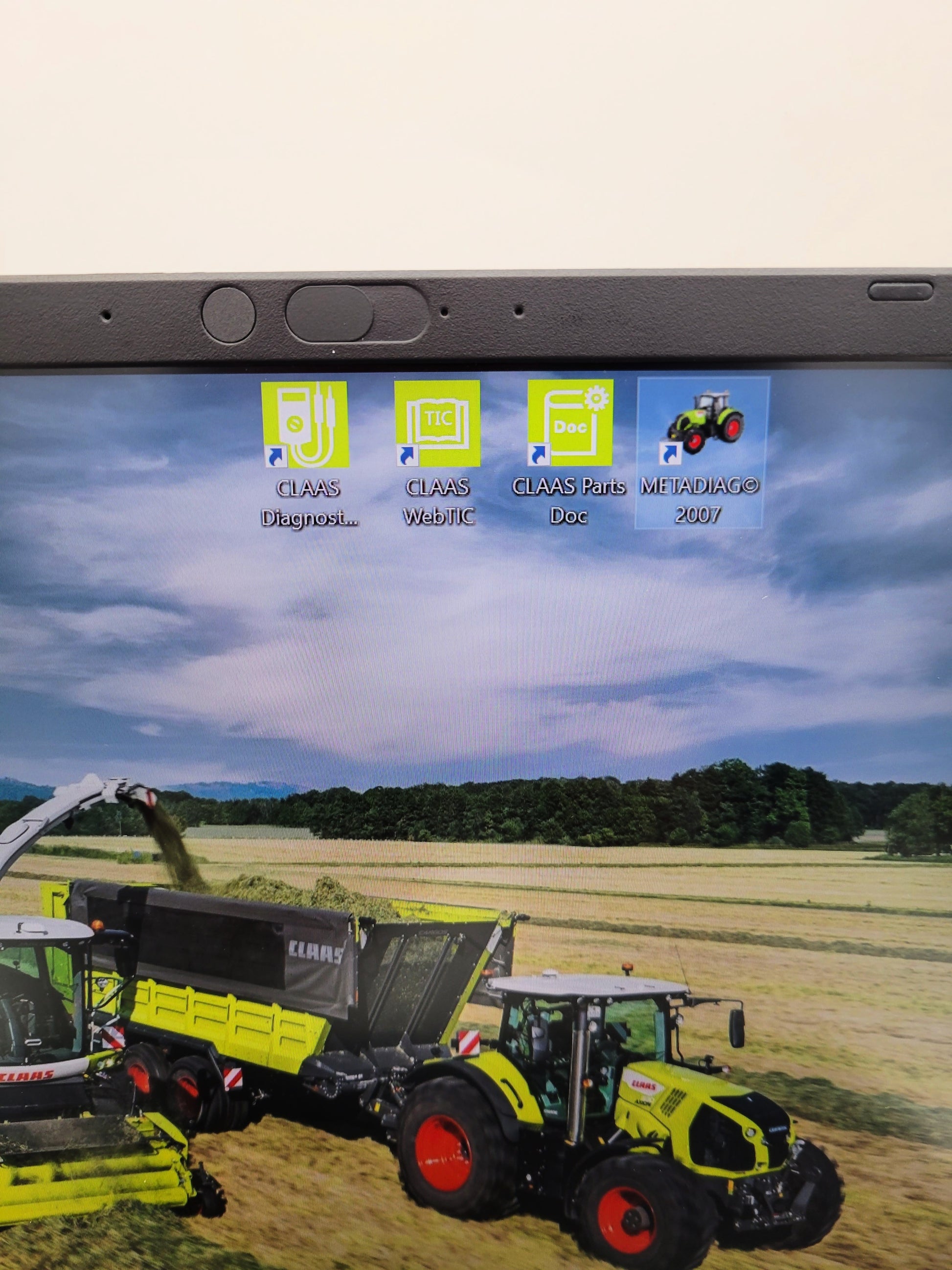 Claas Diagnostic Laptop with CDS 7.6.3 and WebTIC 2025 software