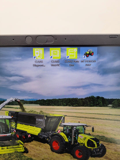 Claas Diagnostic Laptop with CDS 7.6.3 and WebTIC 2025 software