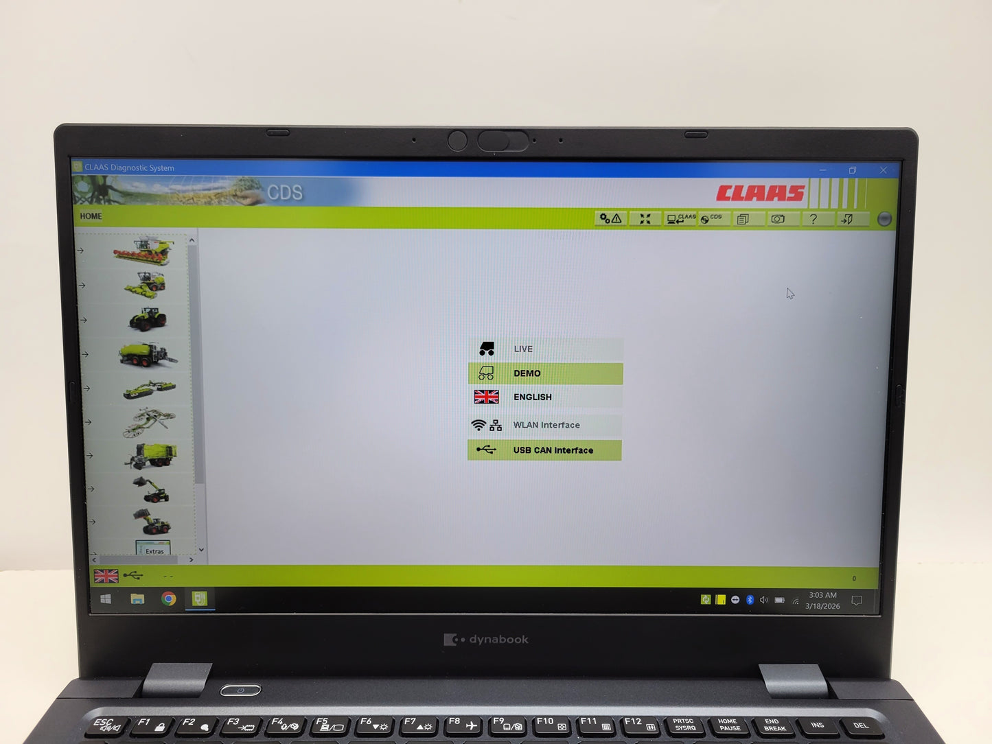 Claas Diagnostic Laptop with CDS 7.6.3 and WebTIC 2025 software