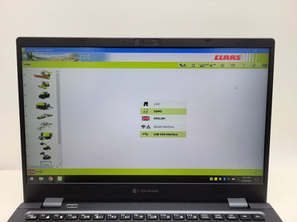 Claas Diagnostic Laptop with CDS 7.6.3 and WebTIC 2025 software