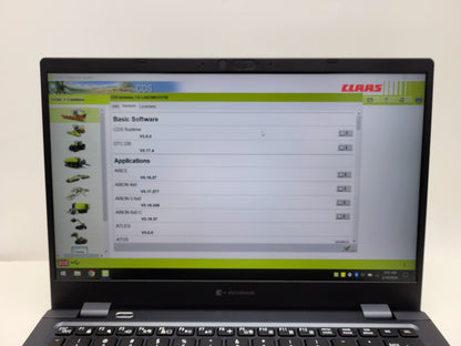 Claas Diagnostic Laptop with CDS 7.6.3 and WebTIC 2025 software