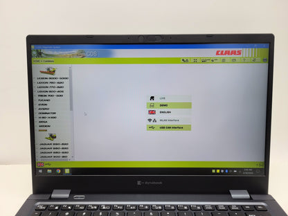 Claas Diagnostic Laptop with CDS 7.6.3 and WebTIC 2025 software
