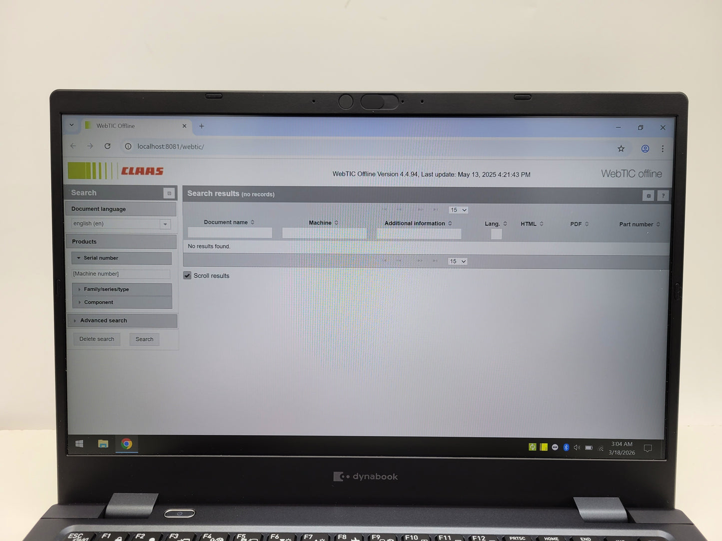 Claas Diagnostic Laptop with CDS 7.6.3 and WebTIC 2025 software