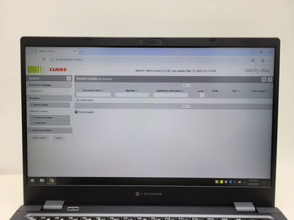 Claas Diagnostic Laptop with CDS 7.6.3 and WebTIC 2025 software