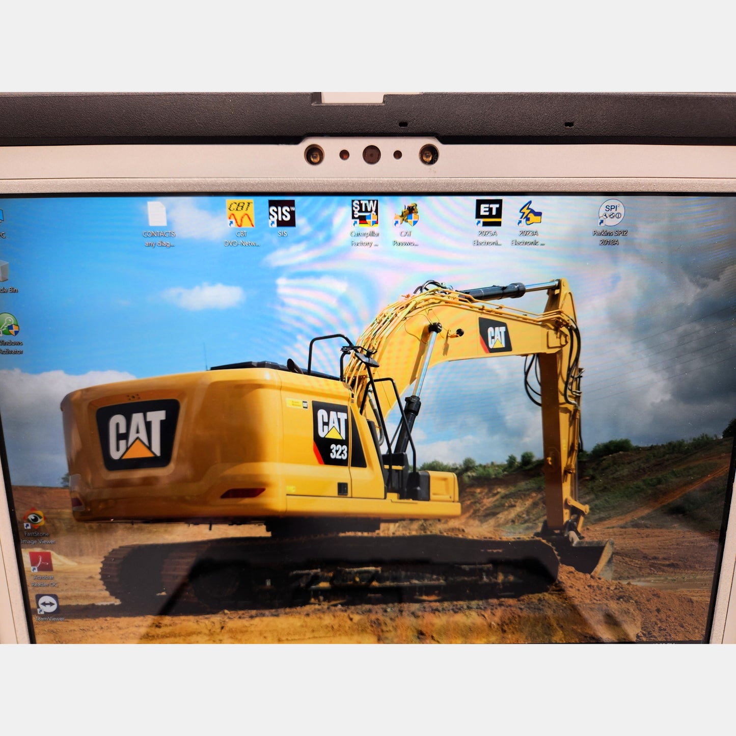 Diagnostic Panasonic Rugged laptop CAT Caterpillar Perkins