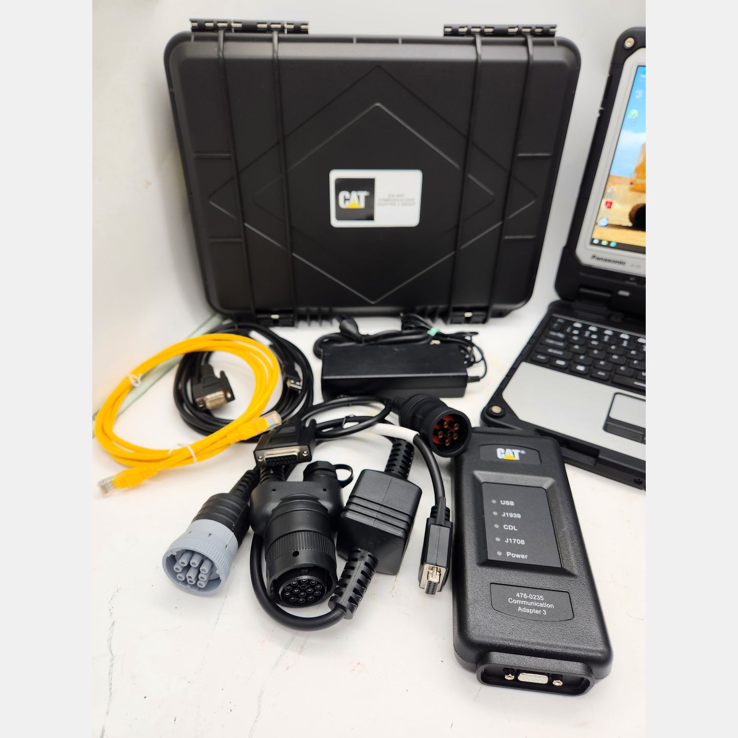 Diagnostic Panasonic Rugged laptop CAT Caterpillar Perkins DoIP