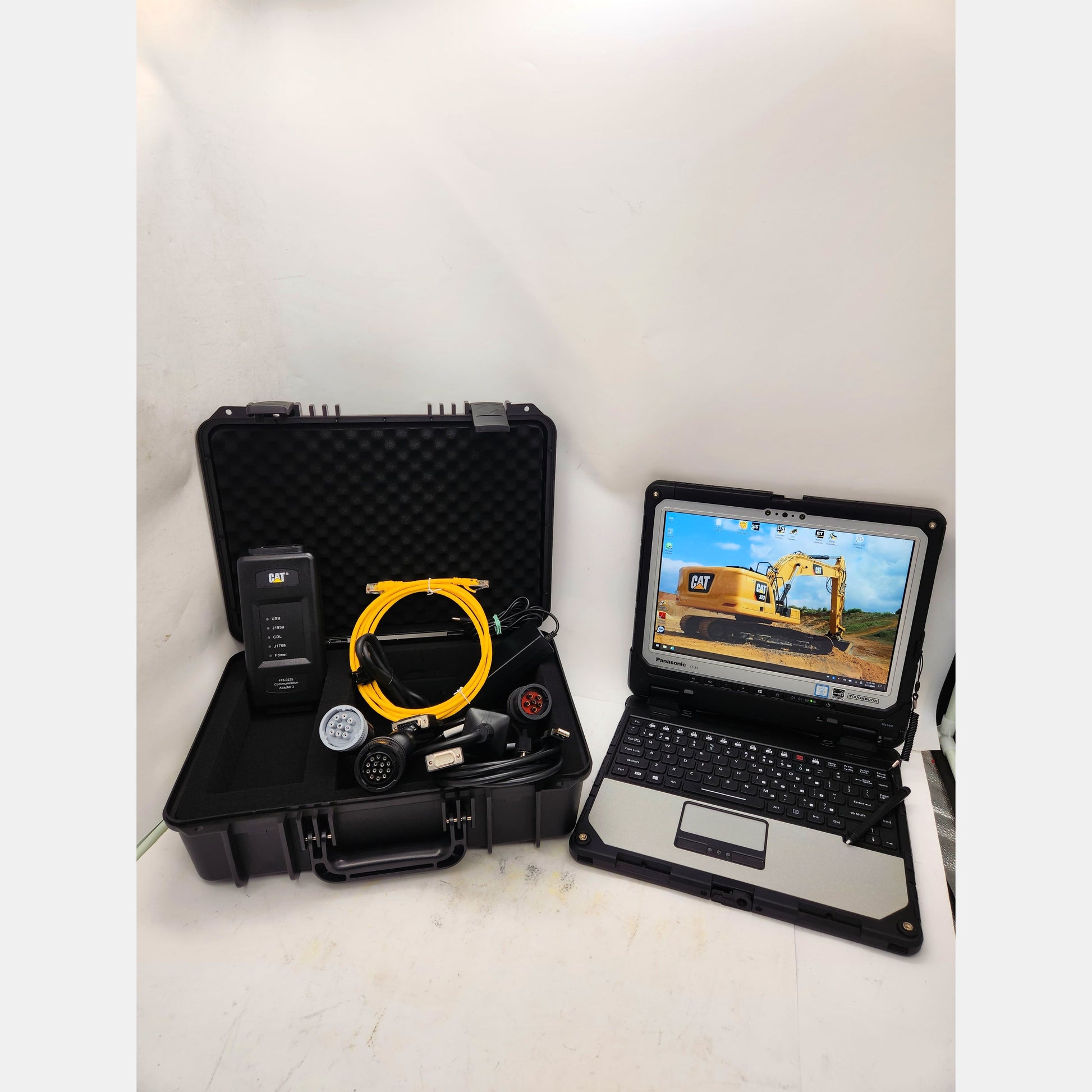 Diagnostic Panasonic Rugged laptop CAT Caterpillar Perkins DoIP