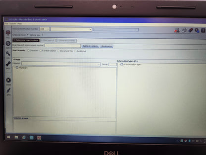 Dell Latitude diagnostic laptop running Xentry 2023