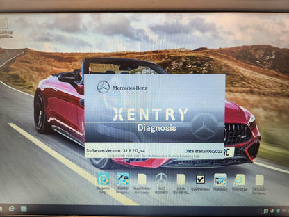 Dell Latitude diagnostic laptop running Xentry 2023