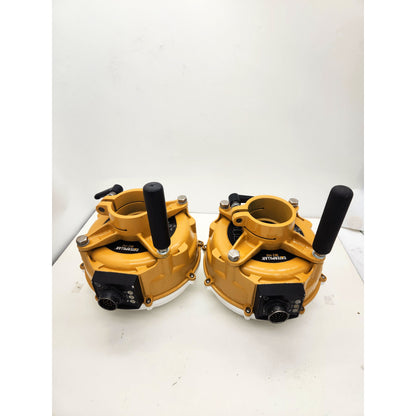 Caterpillar MS992 Smart Antennas with 2 professional mast mounts and handles for easy installation on dozers or graders.A