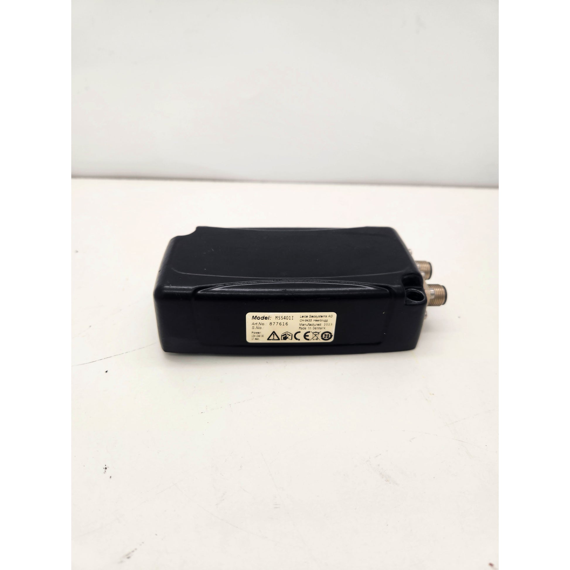 Leica MSS401 sensor label clearly showing Art.No. 877619 and model name.