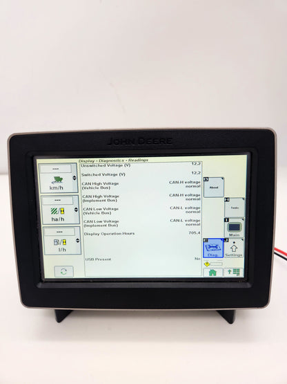 John Deere Secondary Display Touch PFA10727 with active licenses