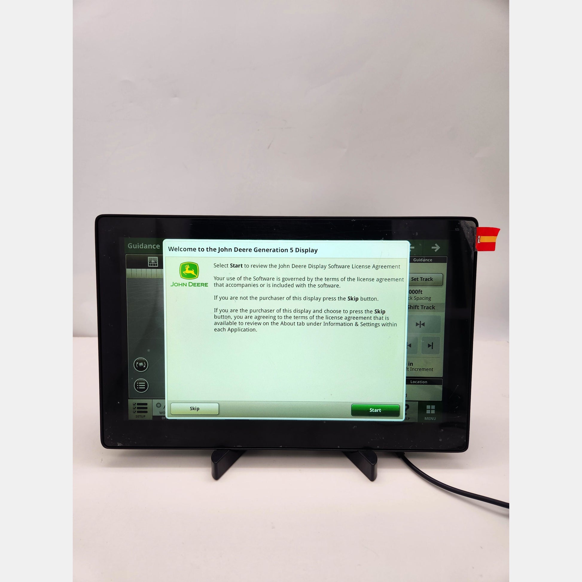 Brand new John Deere G5 Plus display PFA12735 in original factory box.