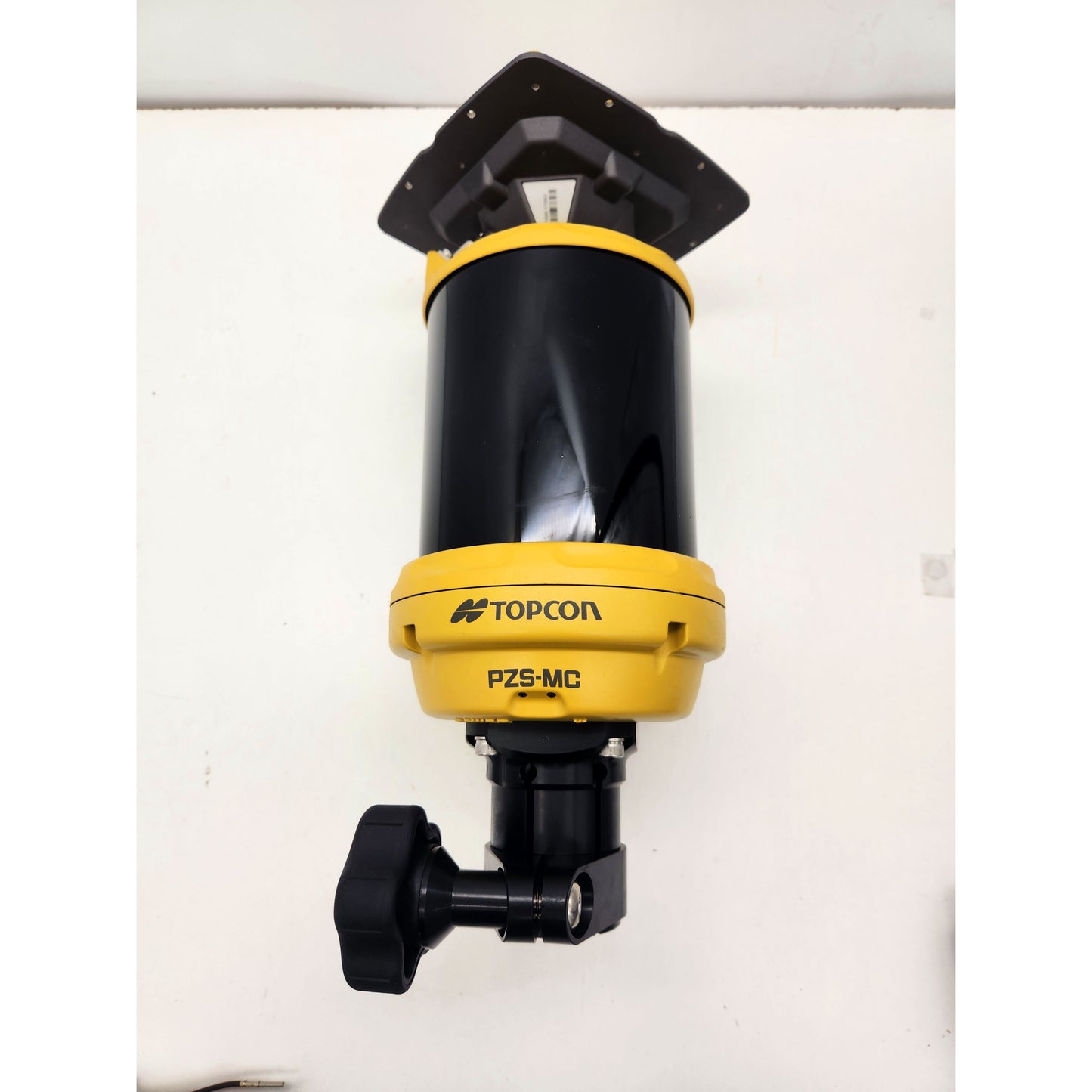 Close-up of the Topcon PZS-MC millimeter GPS machine control sensor.