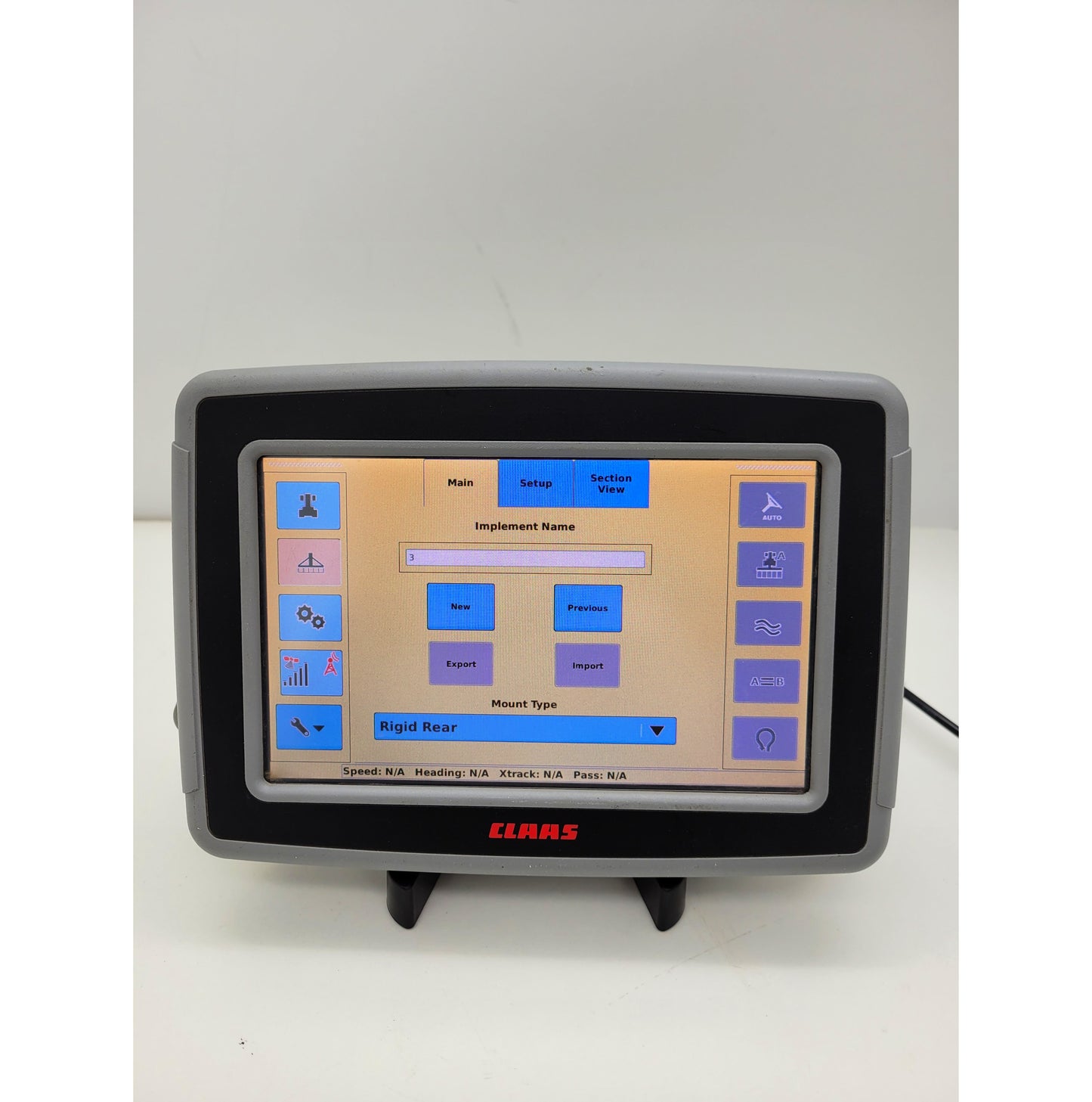 14059840 CLAAS Terminal S7 Guidance Display front view