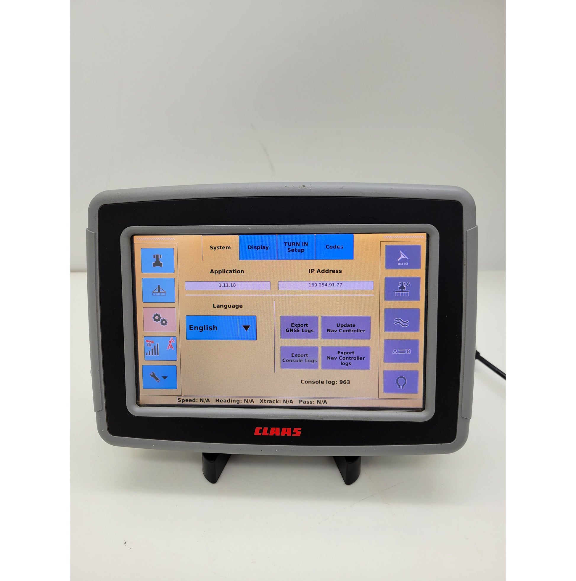 14059840 CLAAS Terminal S7 Guidance Display front view