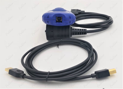 John Deere EDL v2 Diagnostic Adapter kit with cables and black protective case