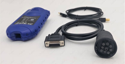 John Deere EDL v2 Diagnostic Adapter kit with cables and black protective case