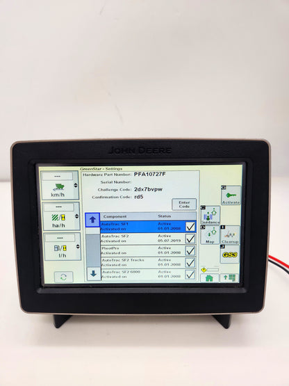 John Deere Secondary Display Touch PFA10727 with active licenses